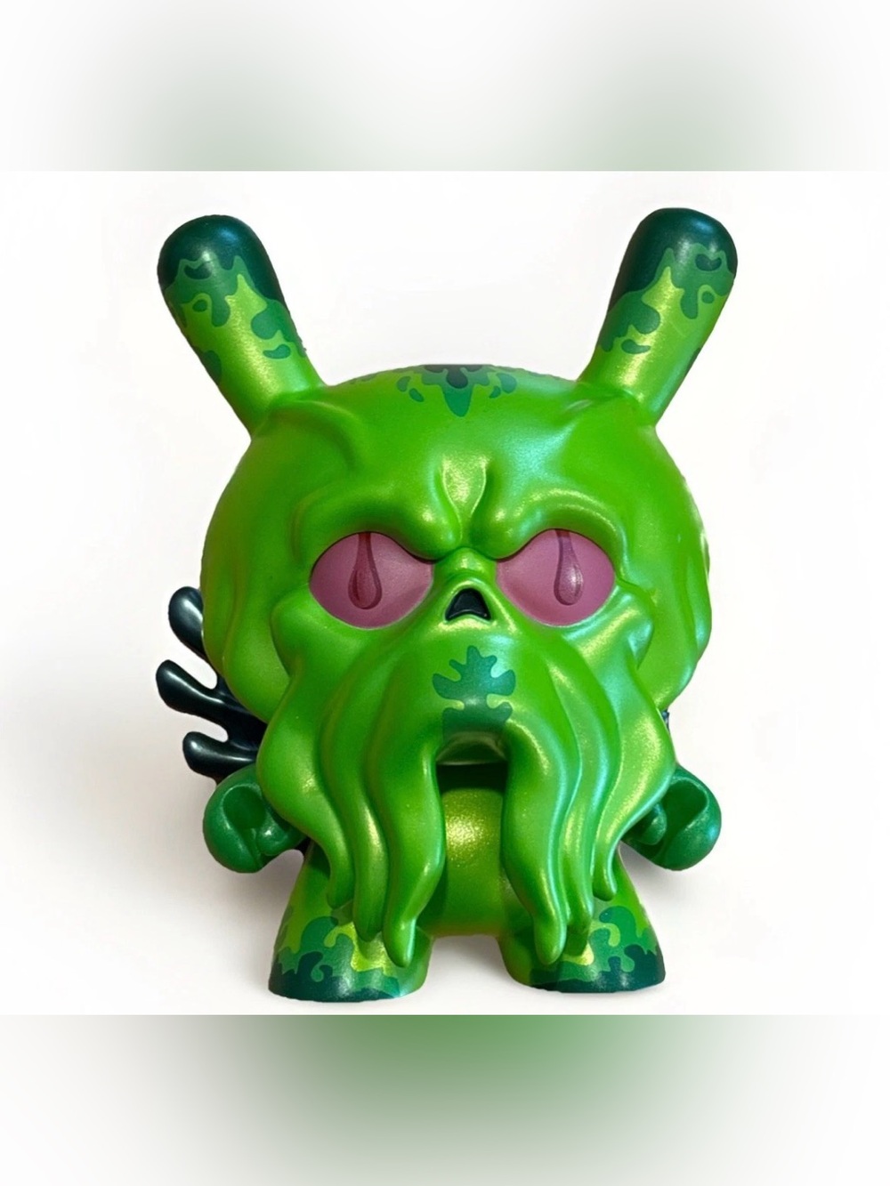 Kidrobot Dunny Scott Tolleson Green King Howie 8" 2017 Loose OEM Display
